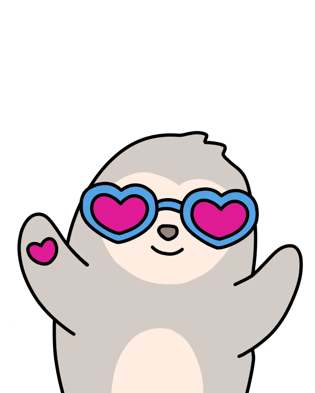 Hope the sloth mascot