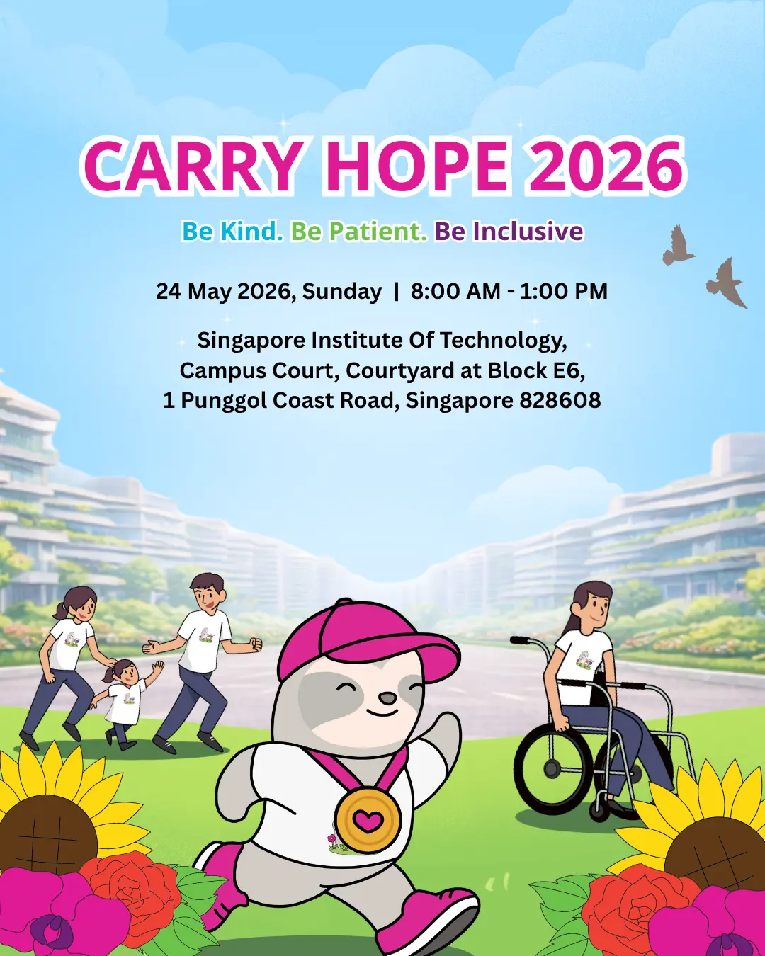 Carry Hope 2026 – Be Kind. Be Patient. Be Inclusive.