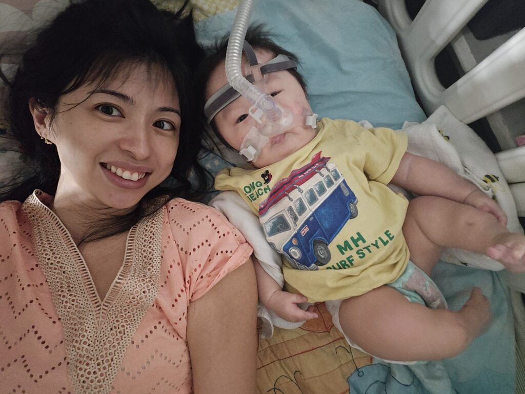 Baby Eva with her mother, Eunice | Rare Disorders Society (Singapore) [RDSS]